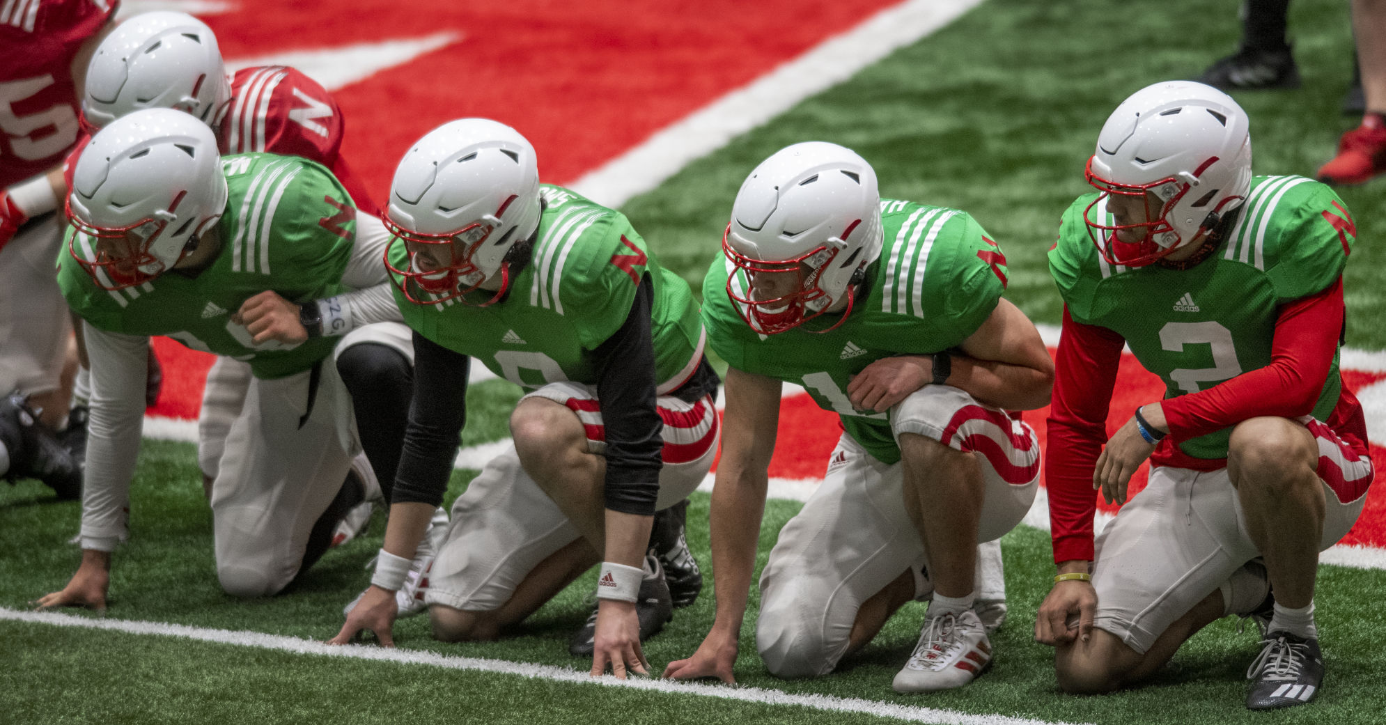 Nebraska football practice, 4.7
